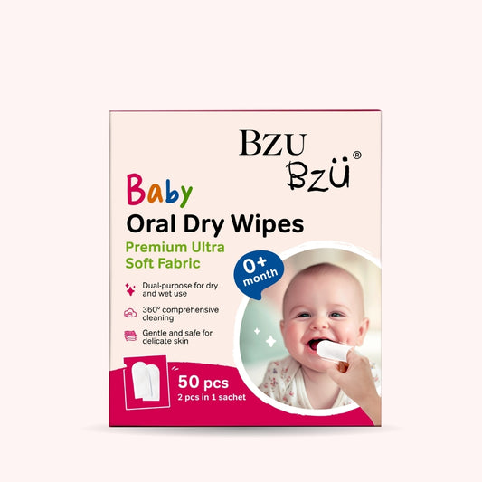 Baby Oral Dry Wipes 50pcs