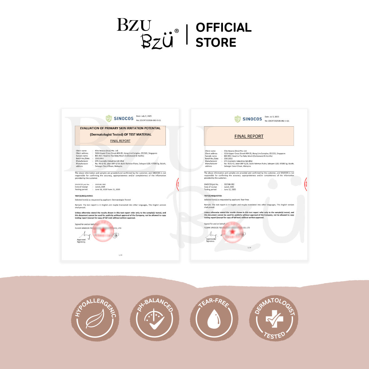 WTP Head-to-Toe Baby Wash (Cottonseed & Vanilla) 600ml