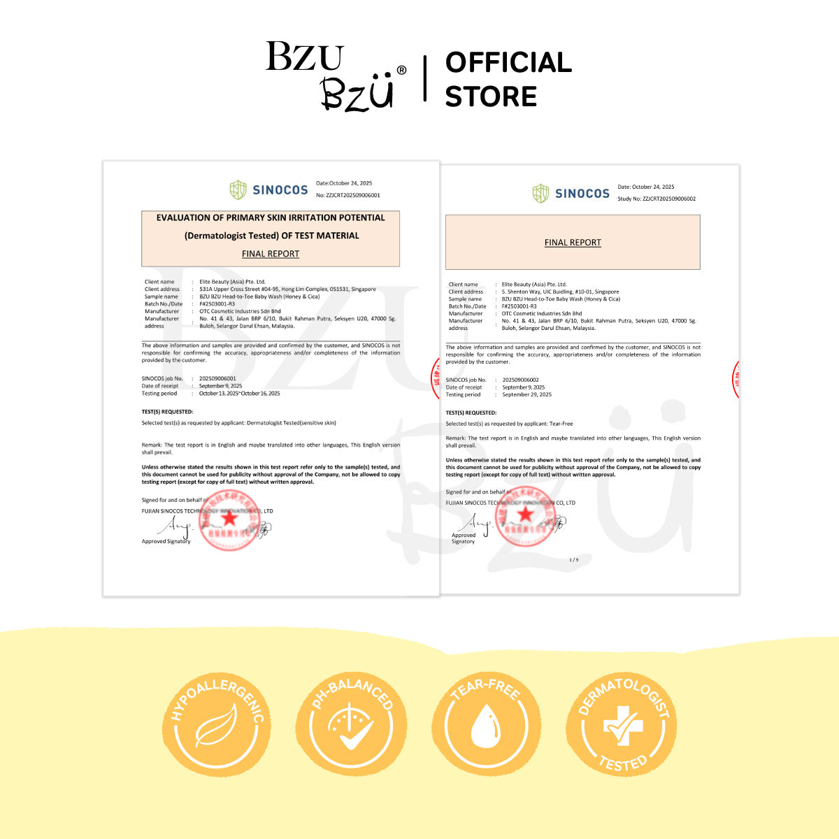 WTP Head-to-Toe Baby Wash (Honey & Cica) 600ml