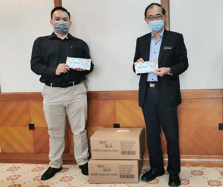 Family Care Brand BZU BZU, Education Ministry Jointly Donate Face Masks to Students in Need