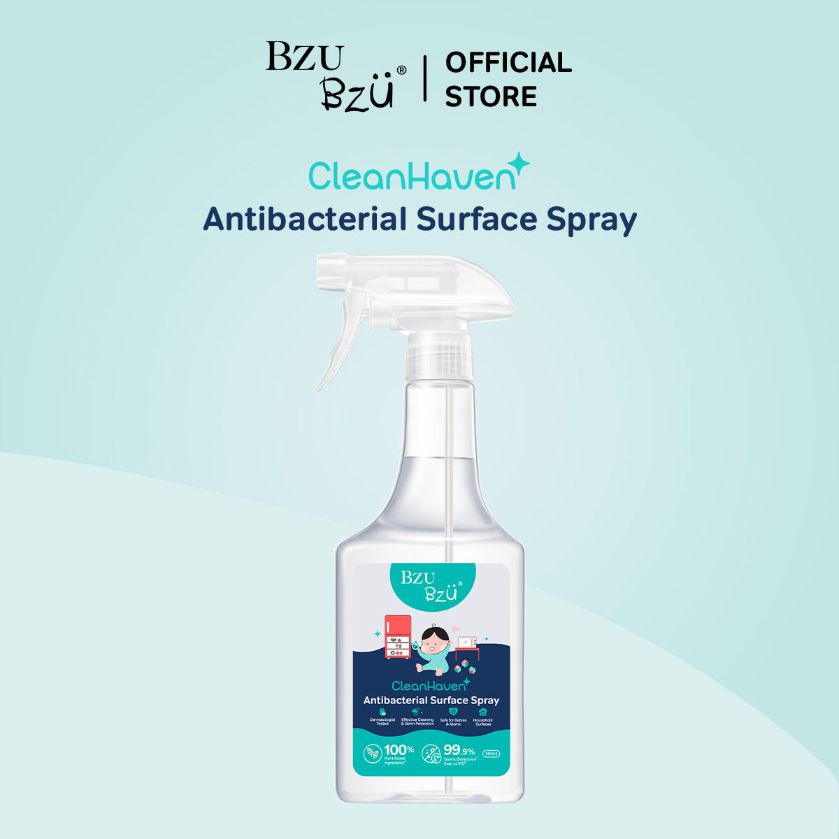 CleanHaven Antibacterial Surface Spray 500ml