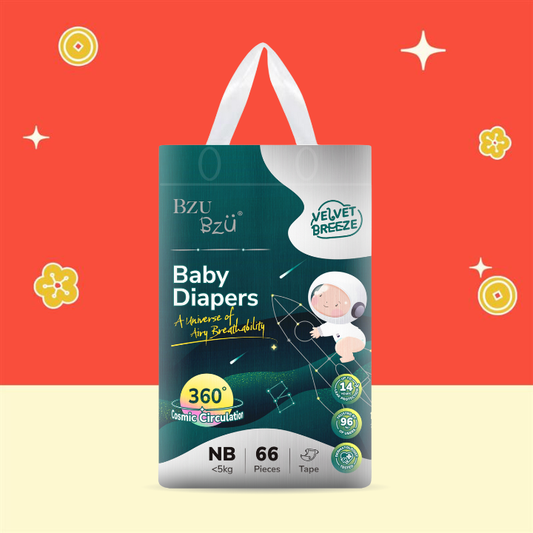 VelvetBreeze Baby Diapers - Tape