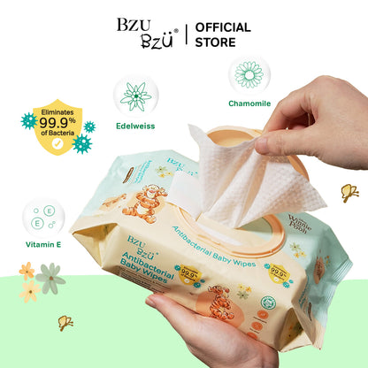 WTP [Value Pack] Antibacterial Baby Wipes 80's