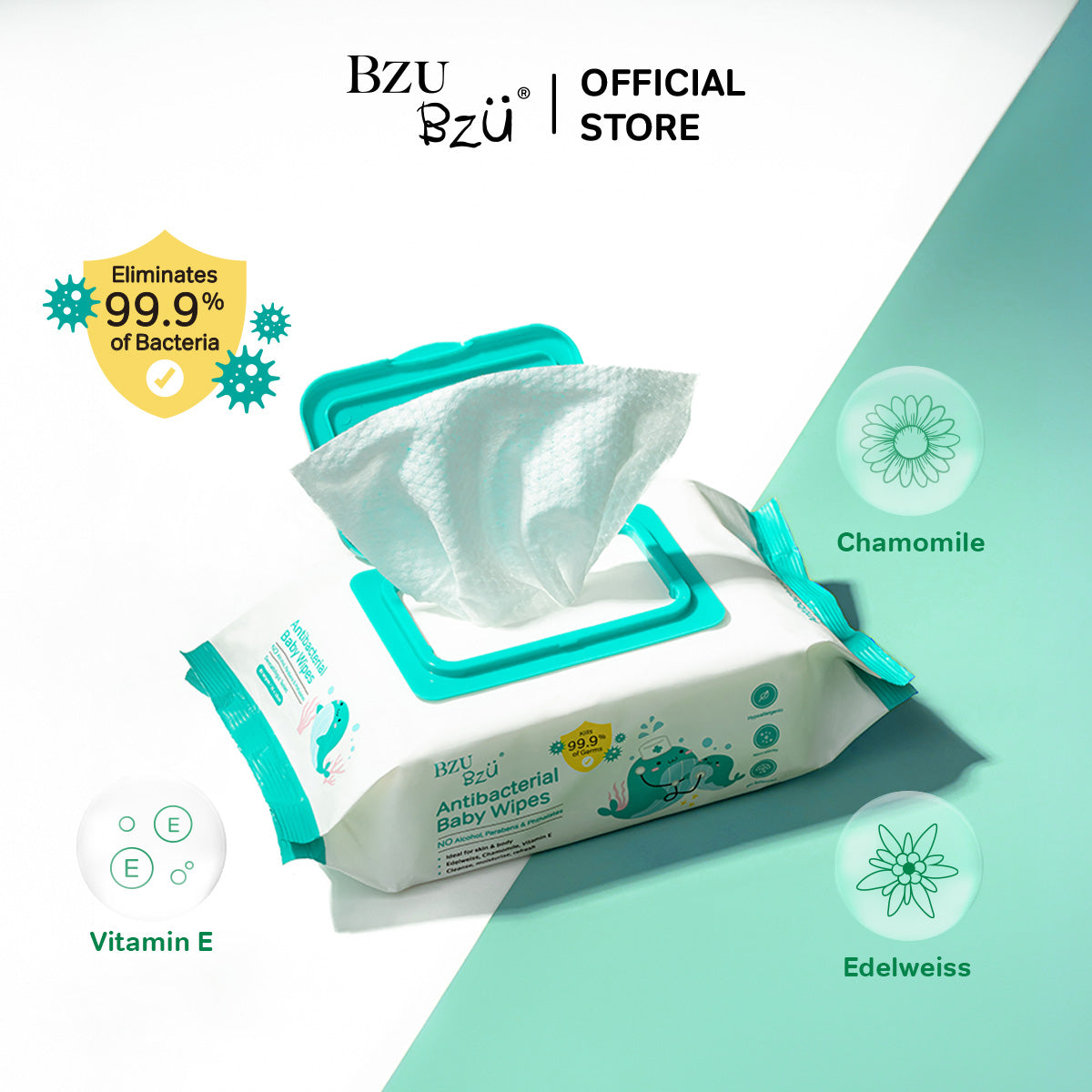 Antibacterial Baby Wipes 80s
