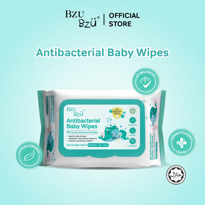Antibacterial Baby Wipes 80s