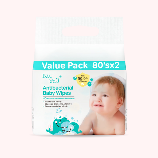 [Value Pack] Antibacterial Baby Wipes 80's