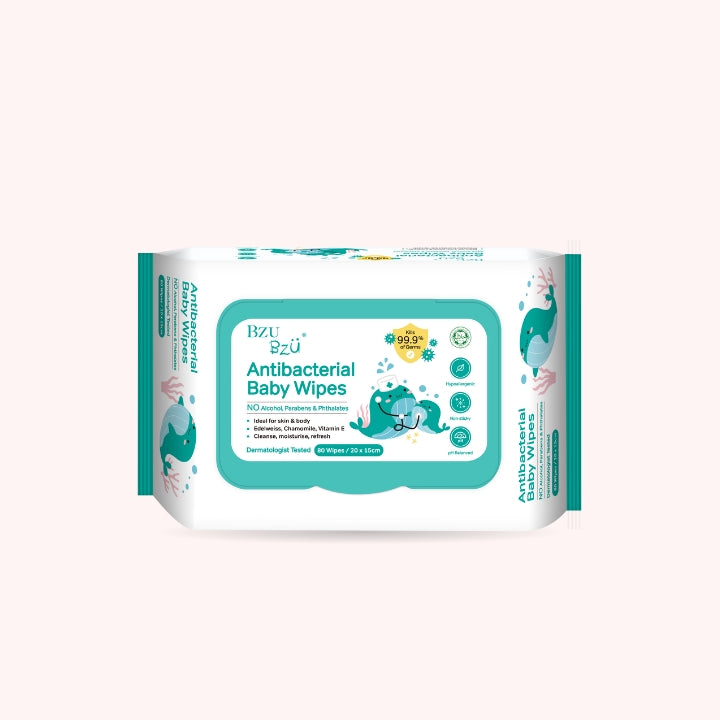 Antibacterial Baby Wipes (80 pcs)