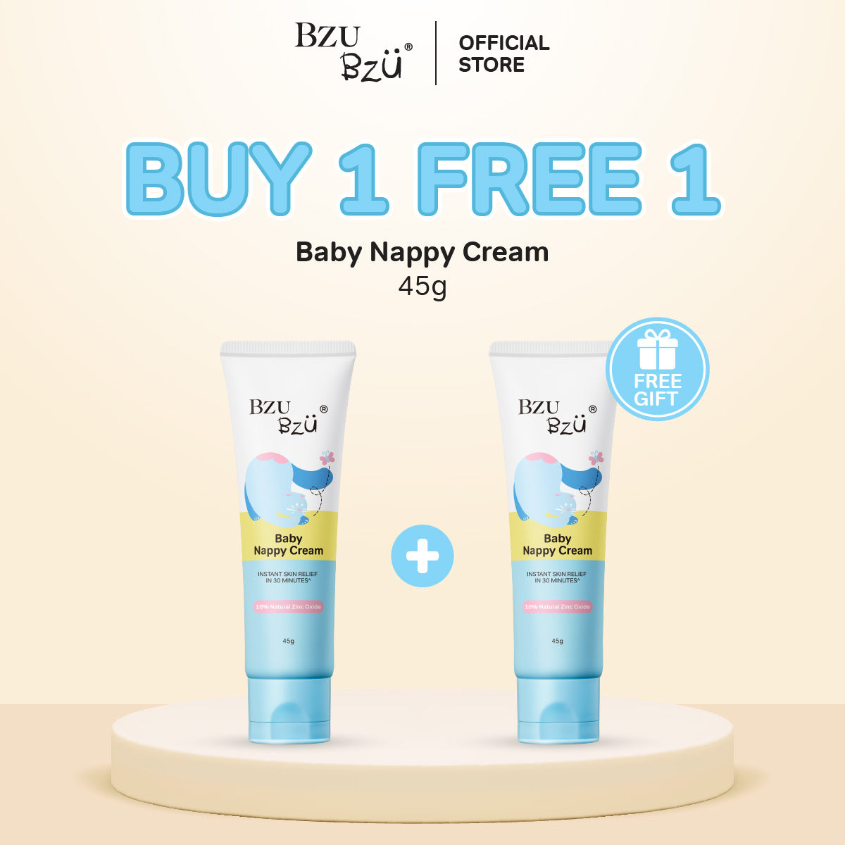 Baby+ Baby Nappy Cream 45g