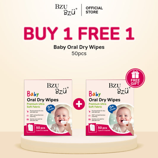 Baby Oral Dry Wipes 50pcs