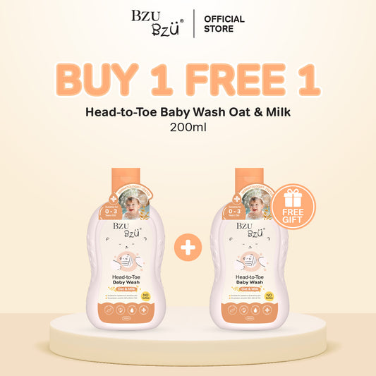 Head-to-Toe Baby Wash (Oat & Milk) 200ml