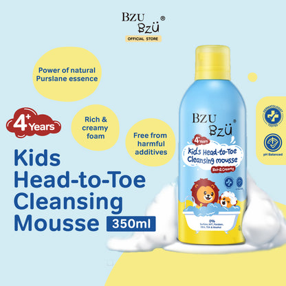 Kids Head-to-Toe Cleansing Mousse 350ml