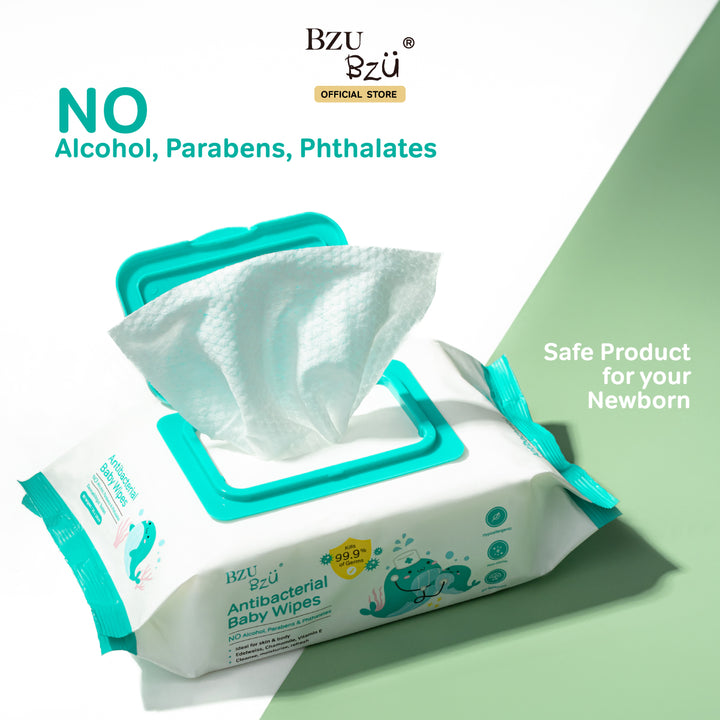 Antibacterial Baby Wipes 80s