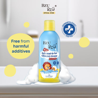 Kids Head-to-Toe Cleansing Mousse 350ml