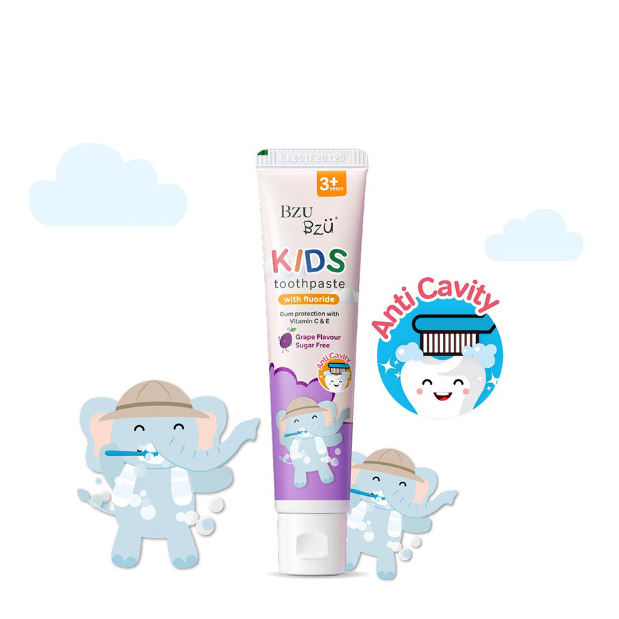 Kids Toothpaste (50g) – BZU BZU MALAYSIA