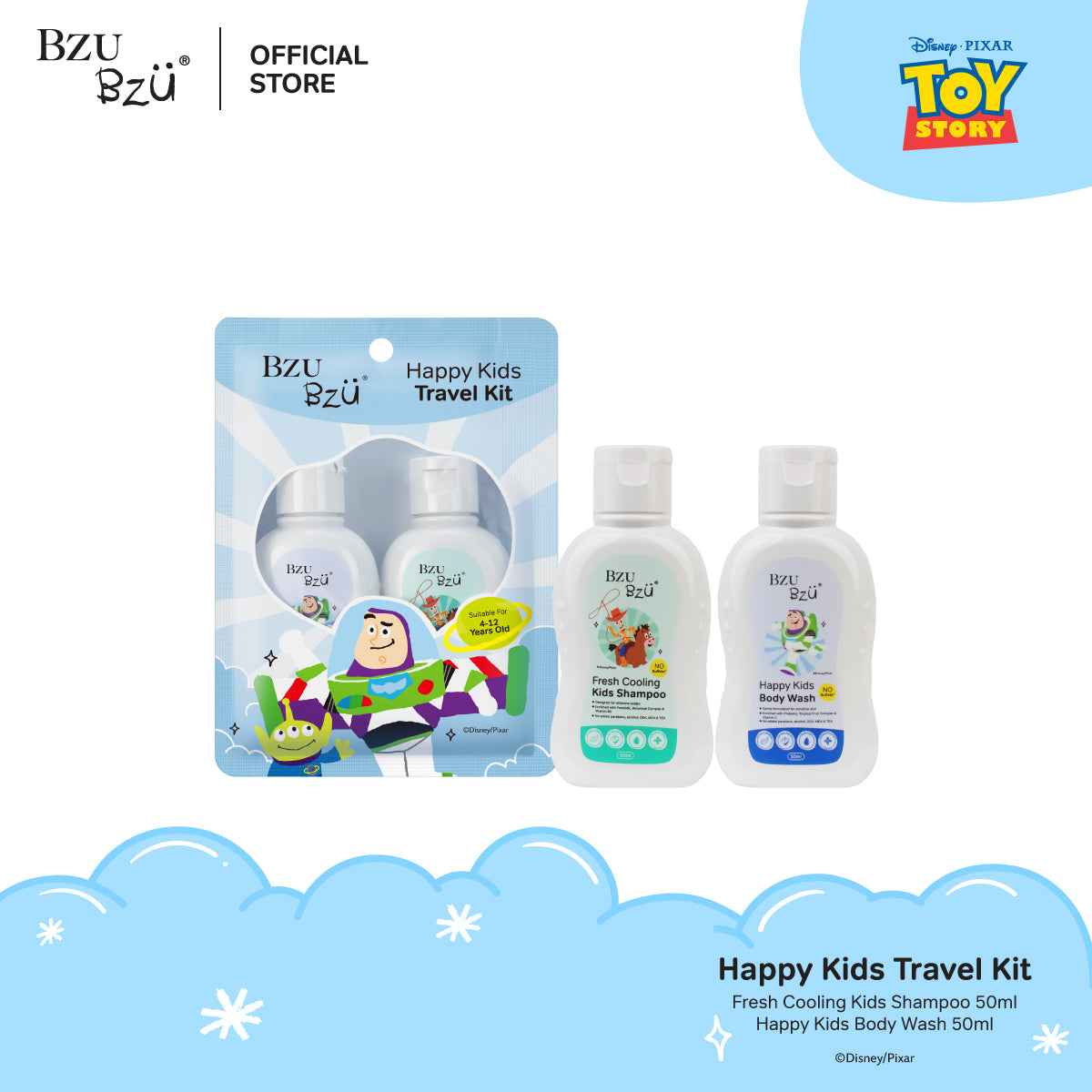 Toy Story Happy Kids Toiletries Travel Kit