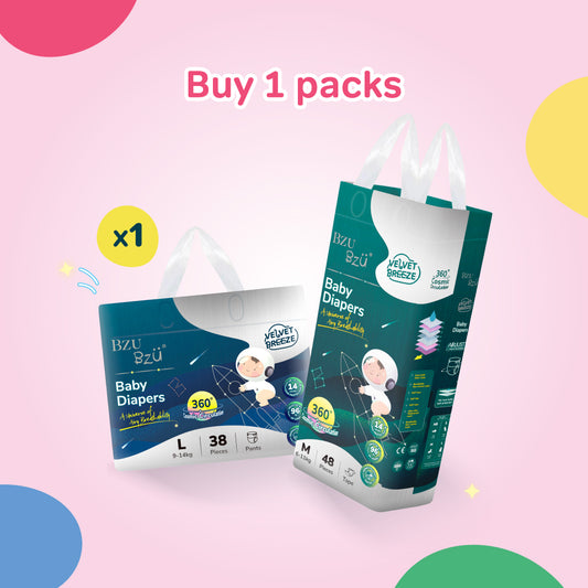 VelvetBreeze Baby Diapers - Pants