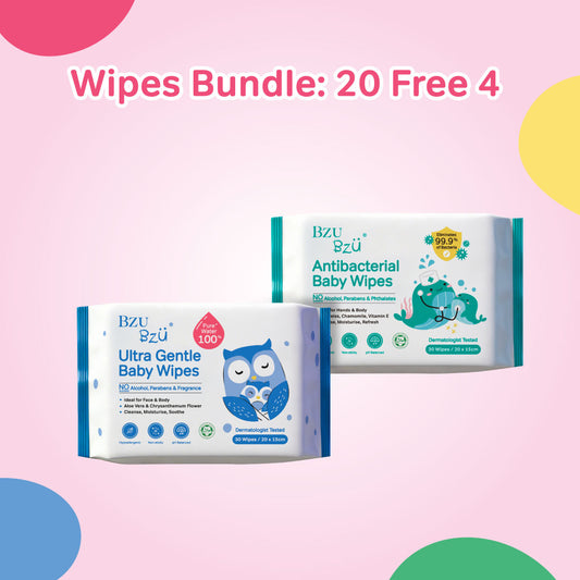 Ultra Gentle Baby Wipes 30s