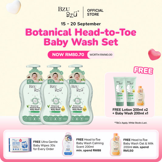 Botanical Head-to-Toe Baby Wash Set x Winnie