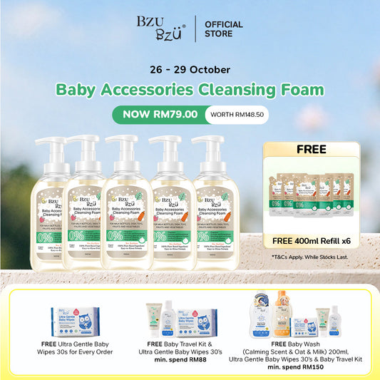 Baby Accessories Cleansing Foam [ORI] Bundle x VoonJia