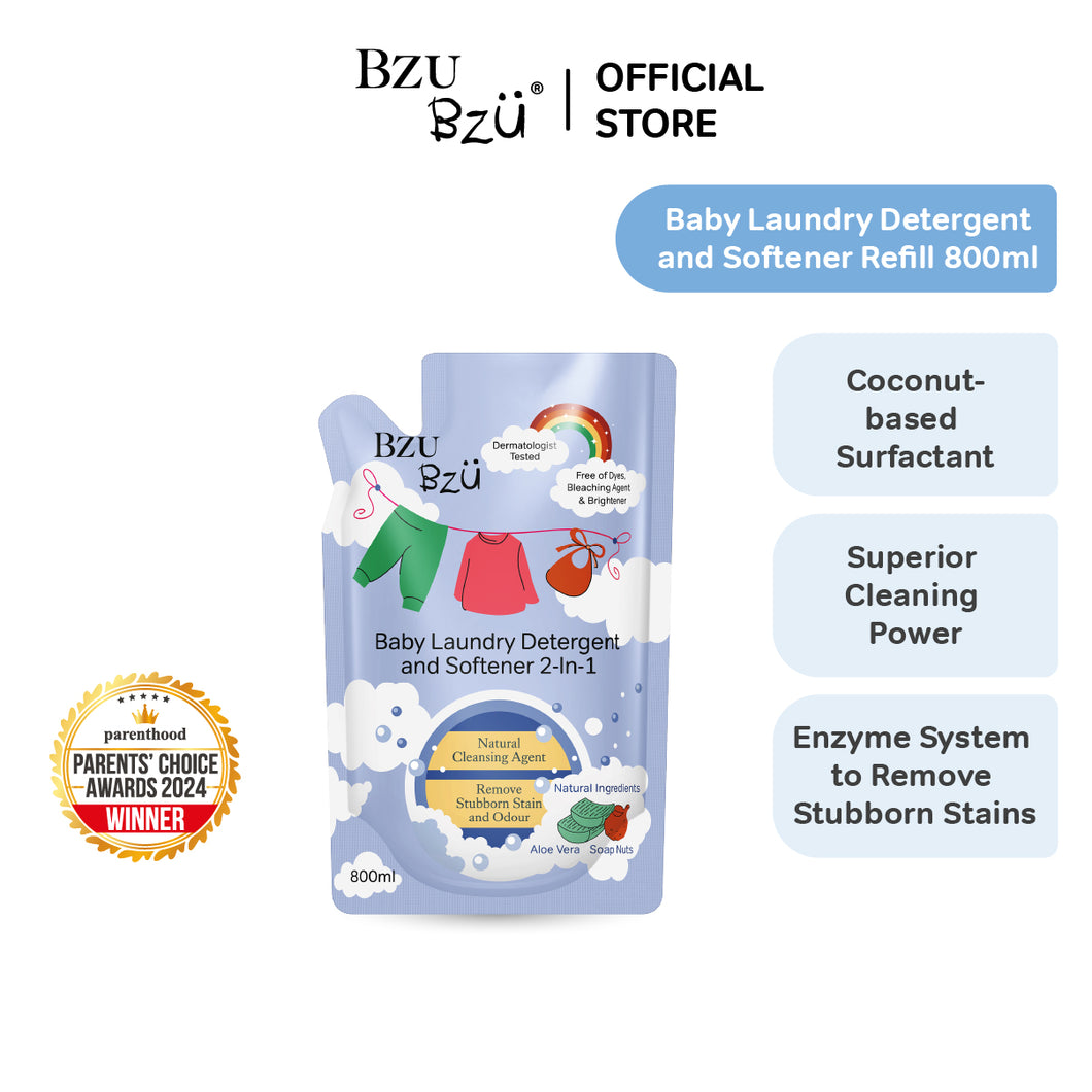 Baby Laundry Detergent & Softener 2-in-1 Refill (800ml)