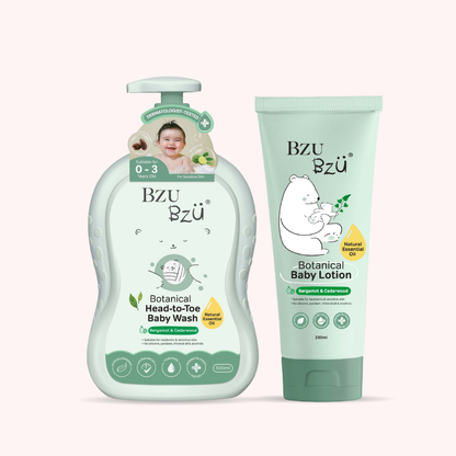 Botanical Bergamot Baby Care Duo