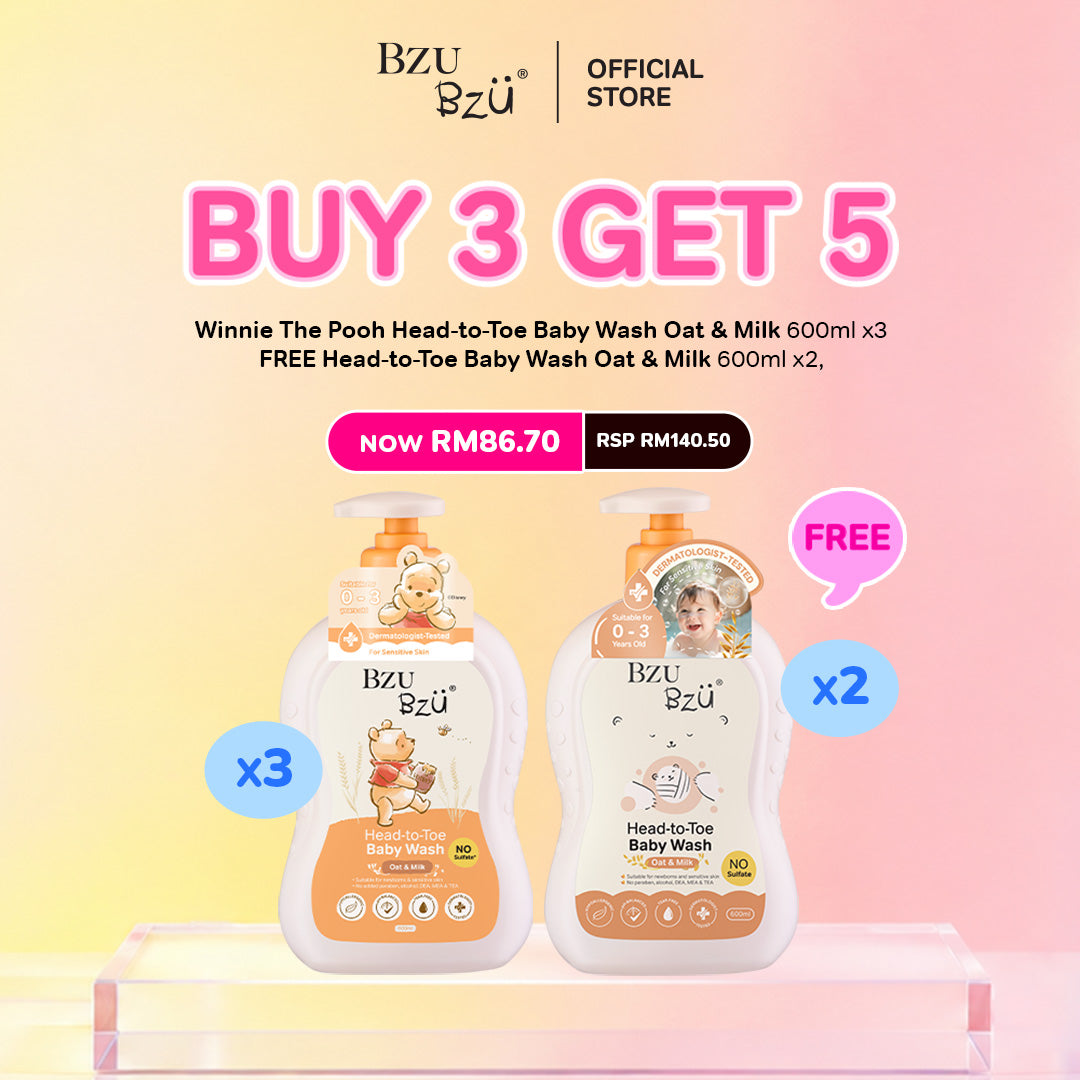 WTP Head-to-Toe Baby Wash (Oat & Milk) 600ml