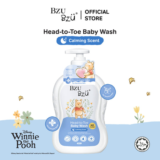 WTP Head-to-Toe Baby Wash (Calming Scent) 600ml