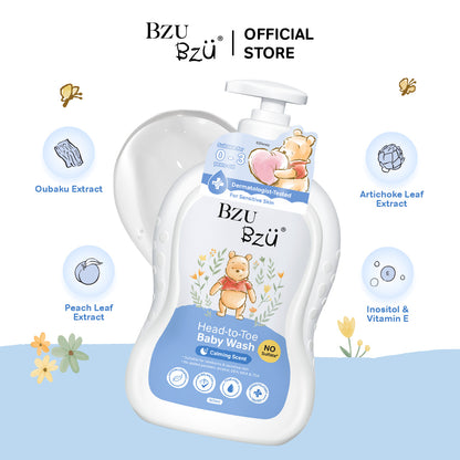WTP Head-to-Toe Baby Wash (Calming Scent) 600ml