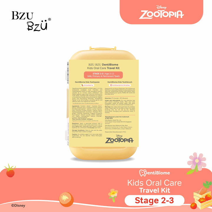 DentiBiome Kids Oral Care Travel Kit 2pcs Set (Stage 2-3)