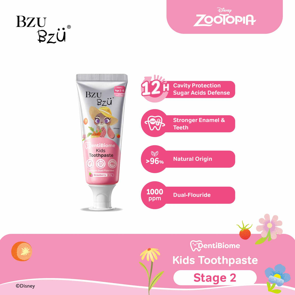🎁 DentiBiome Kids Toothpaste 50g (Stage 2) x Winnie (100% off)