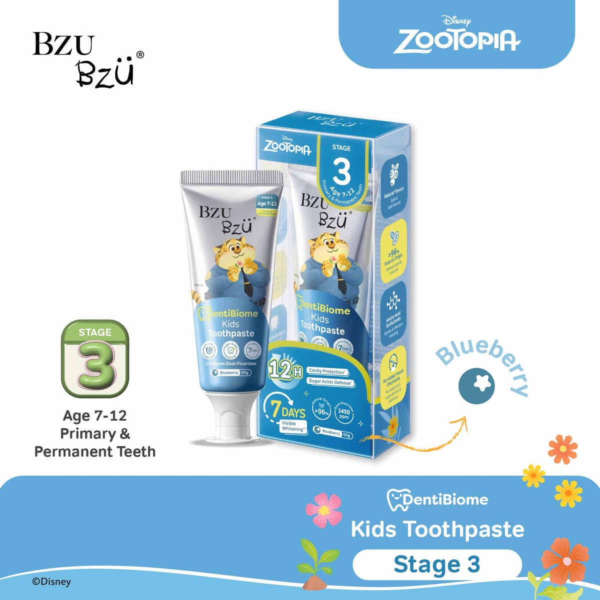 DentiBiome Kids Toothpaste 50g (Stage 3) – BZU BZU MALAYSIA