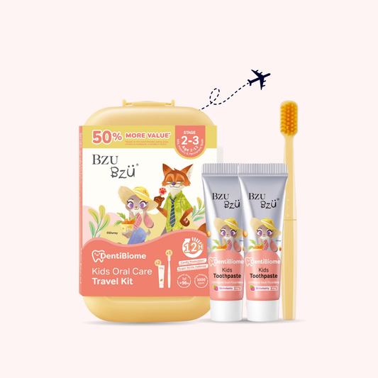 DentiBiome Kids Oral Care Travel Kit 2pcs Set (Stage 2-3)