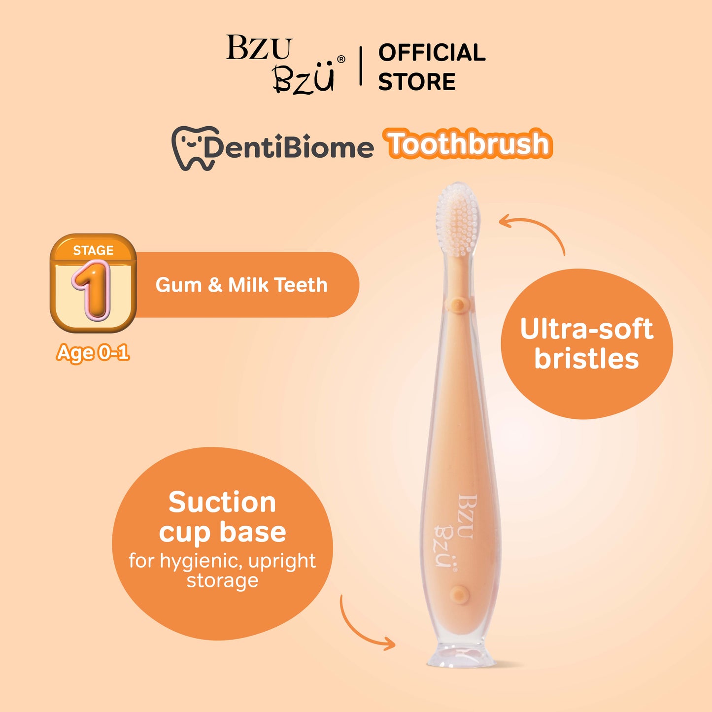 DentiBiome Baby Toothbrush (Stage 1)