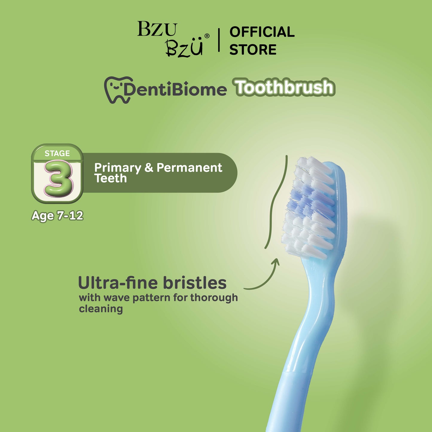 DentiBiome Kids Toothbrush 2pcs Set (Stage 3)