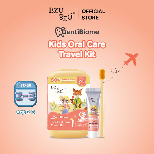 DentiBiome Kids Oral Care Travel Kit 2pcs Set (Stage 2-3)