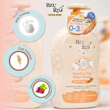 Load image into Gallery viewer, Head to Toe Baby Wash Oat &amp; Milk (600ml)
