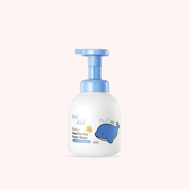 Baby Head-to-Toe Foam Wash (Aloe Vera & Chamomile) (300ml)