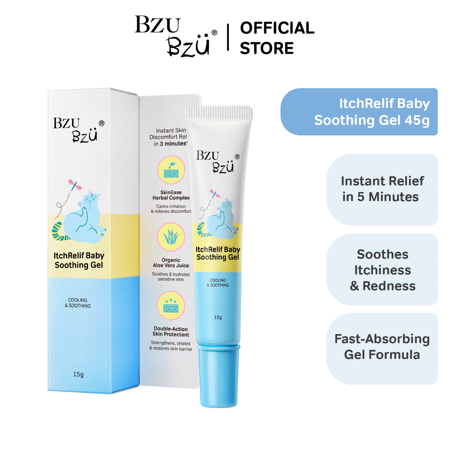Baby+ ItchRelif Baby Soothing Gel 15g