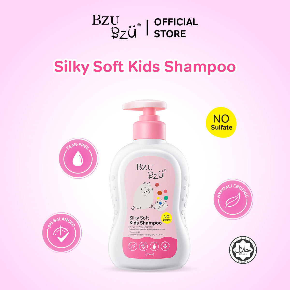 Silky Soft Kids Shampoo 350ml