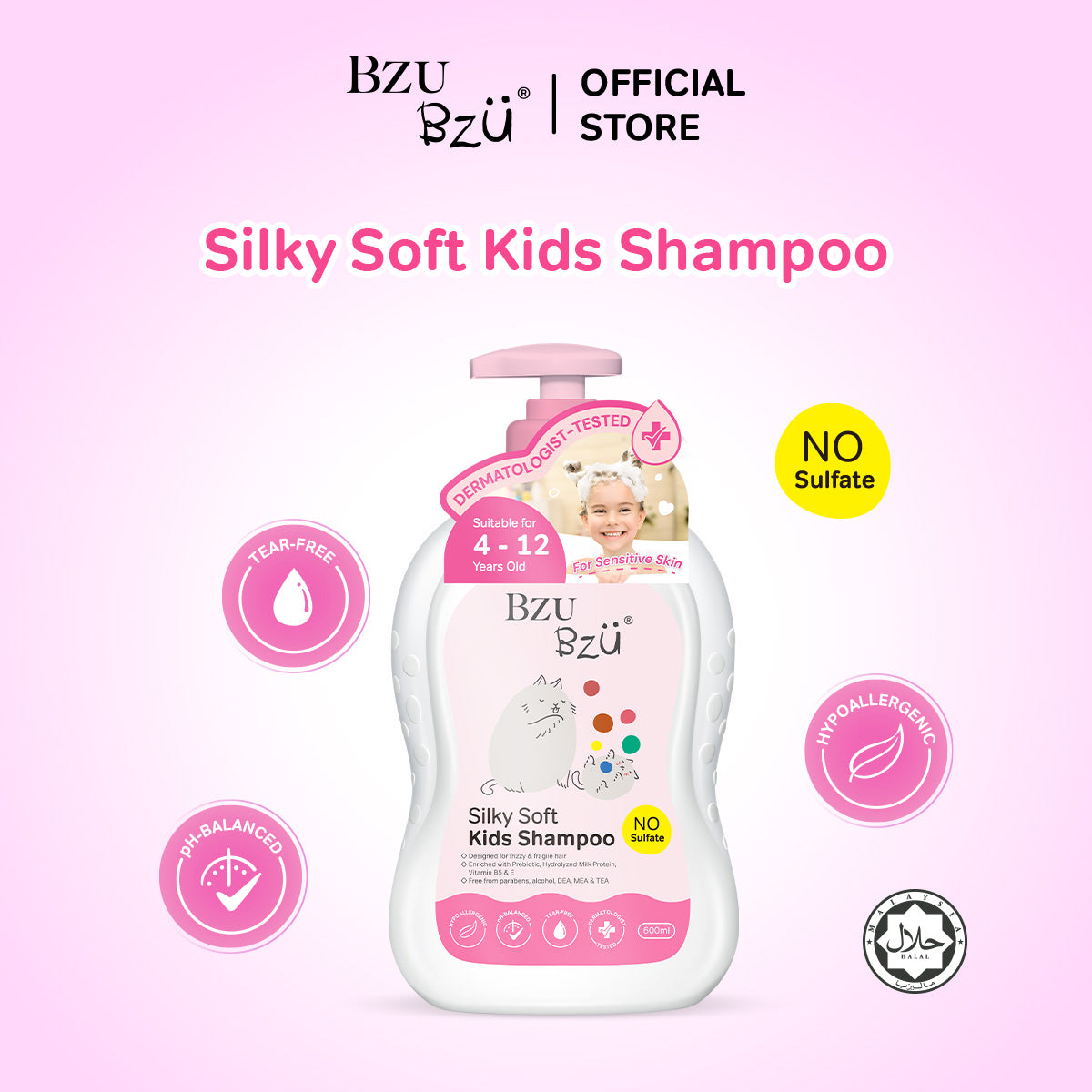 Silky Soft Kids Shampoo 600ml