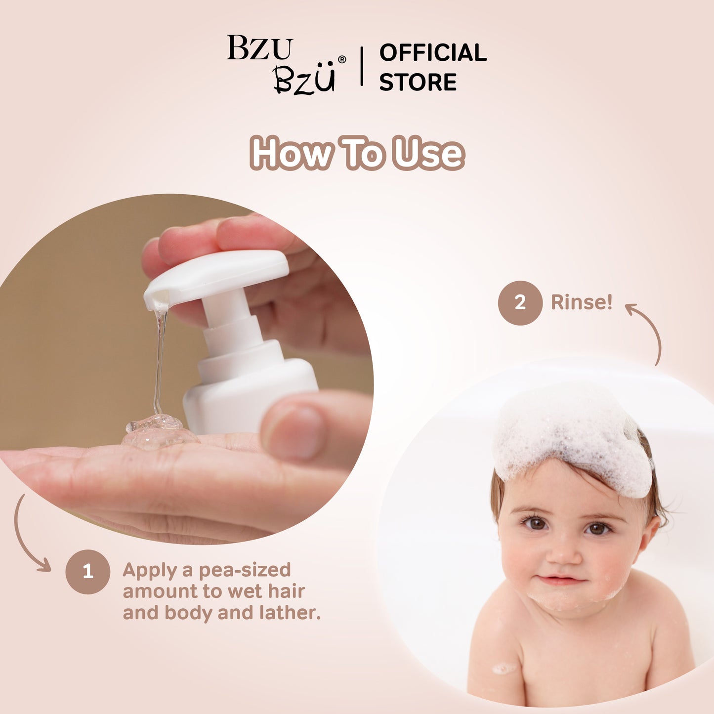Head-to-Toe Baby Wash (Cottonseed & Vanilla) 600ml