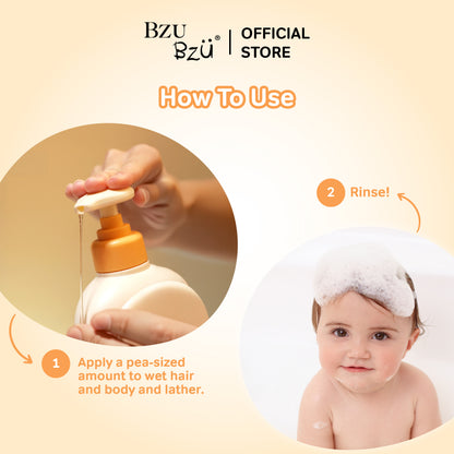 Head-to-Toe Baby Wash (Oat & Milk) 600ml