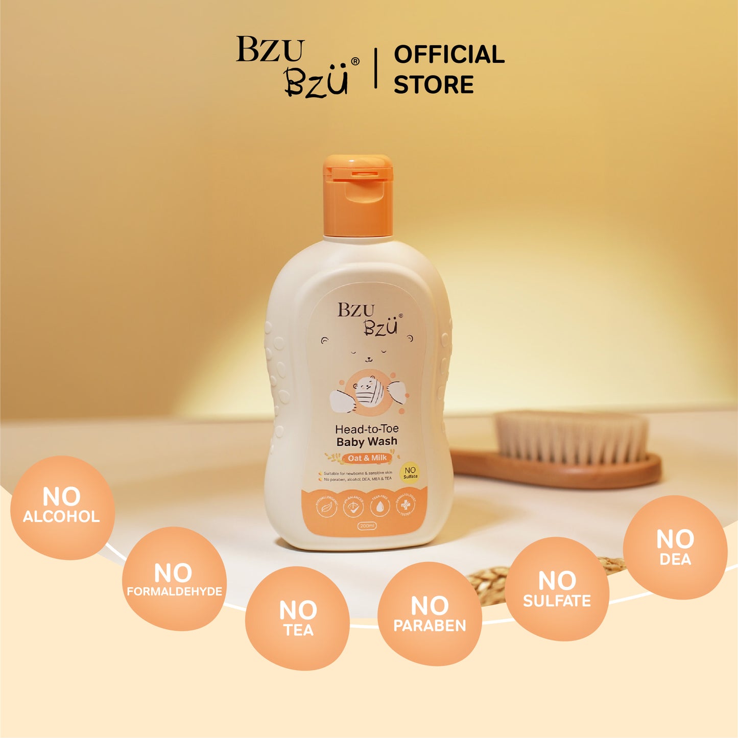 Head-to-Toe Baby Wash (Oat & Milk) 200ml