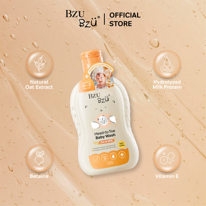 Head-to-Toe Baby Wash (Oat & Milk) 200ml
