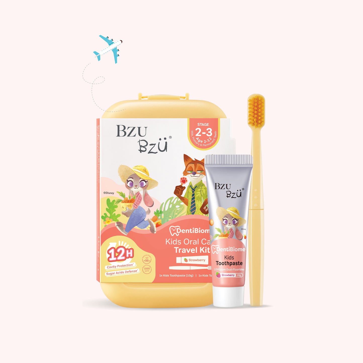 DentiBiome Kids Oral Care Travel Kit 2pcs Set (Stage 2-3)