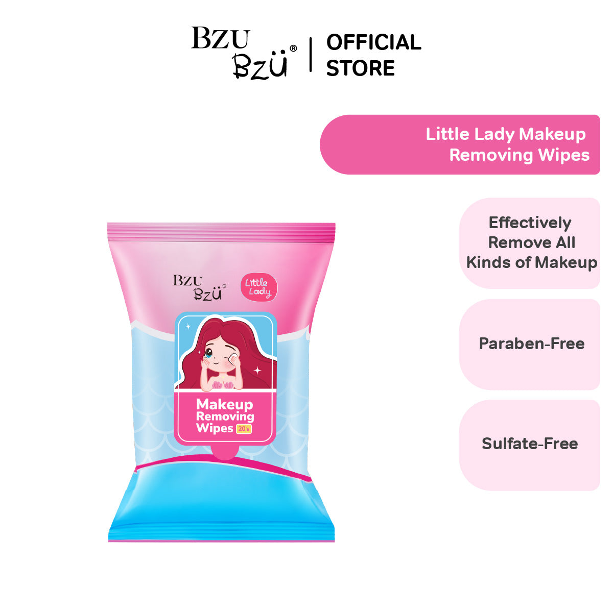 Little Lady Makeup Removing Wipes