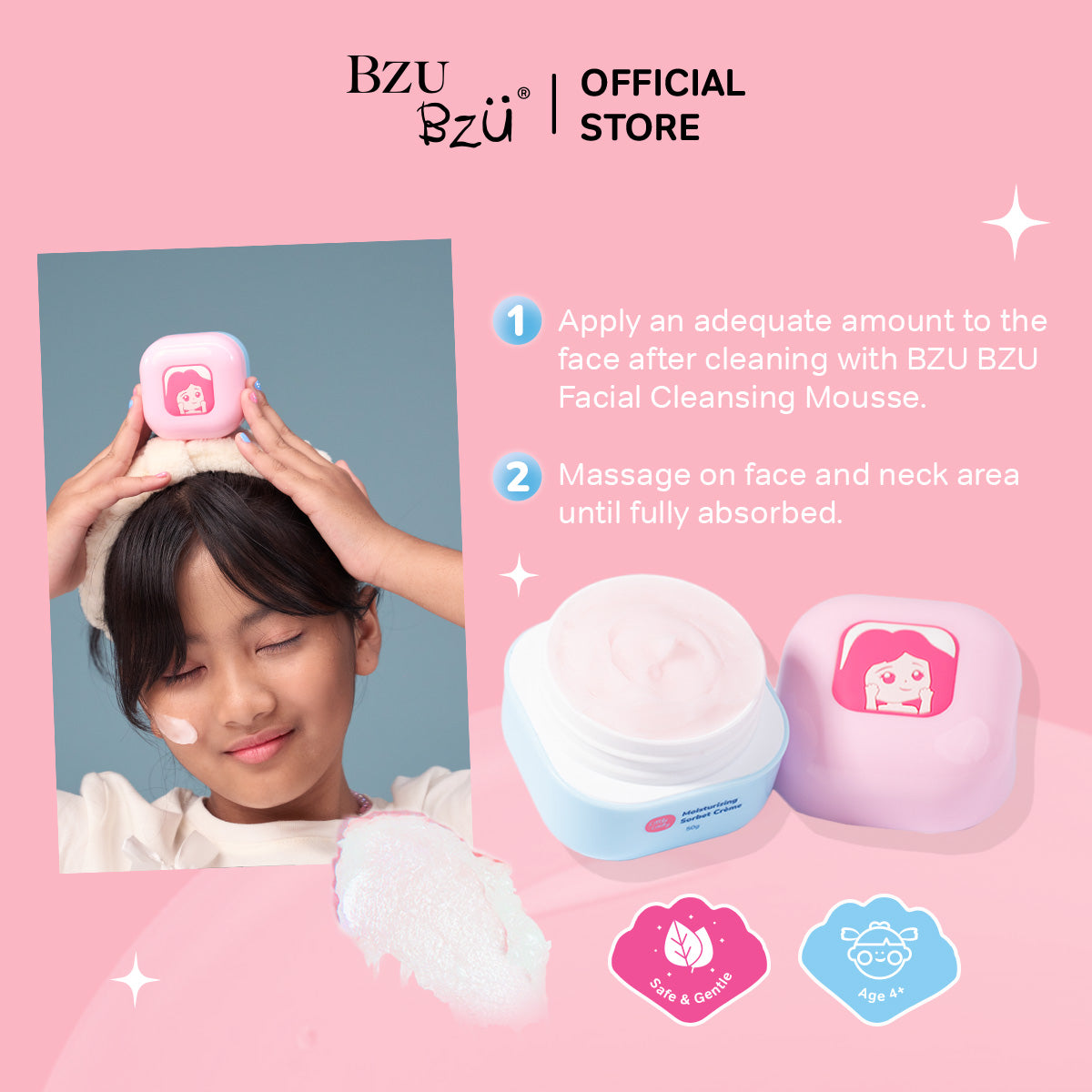 Little Lady Moisturizing Sorbet Crème 50g