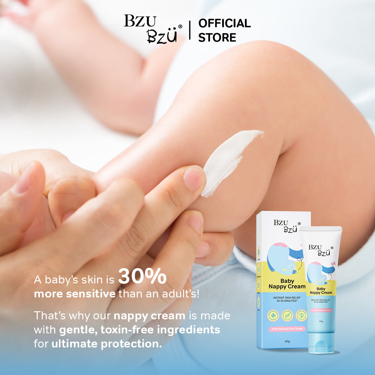 Baby+ Baby Nappy Cream 45g