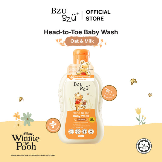WTP Head-to-Toe Baby Wash (Oat & Milk) 200ml