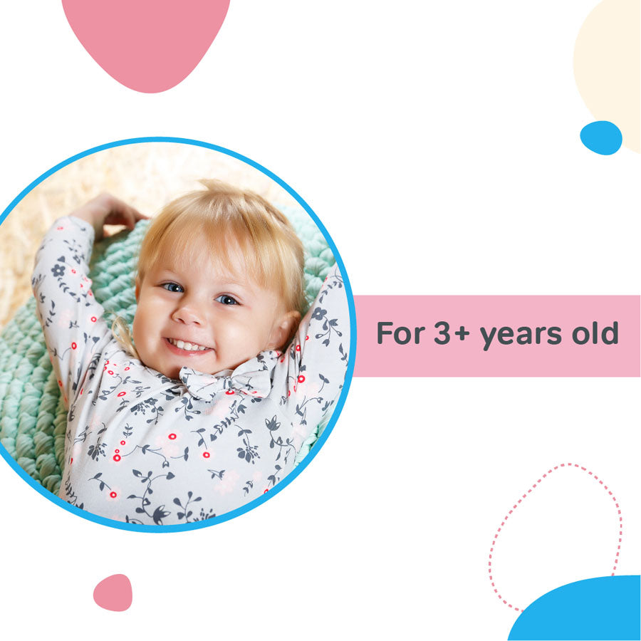 Kids Oral Care Travel Kit 3+ Years (Strawberry Toothpaste + Pink Toothbrush)